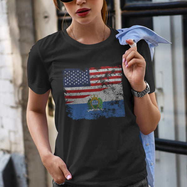 San Marino USA Flag T-Shirt