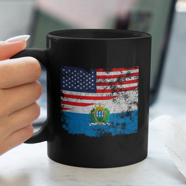 San Marino USA Flag Mug