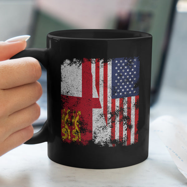 Sark USA Flag - Half American Mug