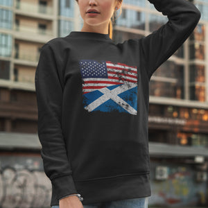 Scotland USA Flag Sweatshirt