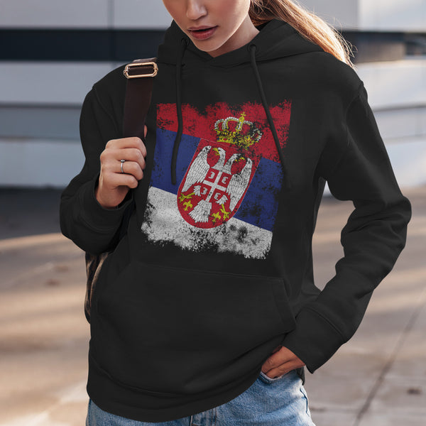 Serbia Flag Hoodie