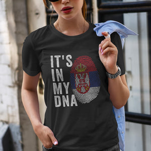 It's In My DNA - Serbia Flag T-Shirt