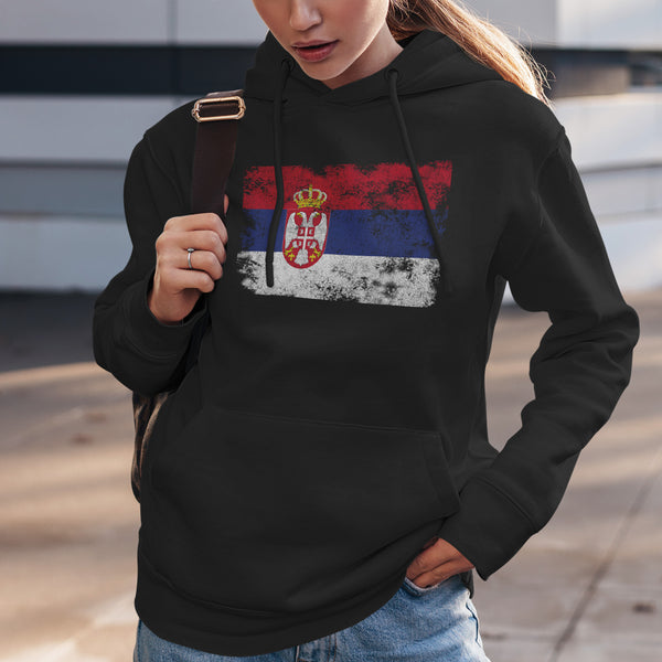 Serbia Flag Hoodie
