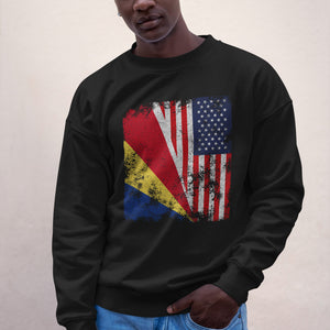 Seychelles USA Flag - Half American Sweatshirt