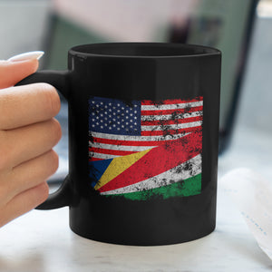 Seychelles USA Flag Mug