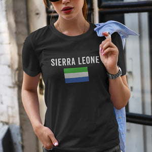 Áo thun có hình cờ Sierra Leone