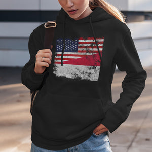 Singapore USA Flag Hoodie