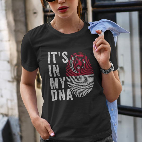 It's In My DNA - Singapore Flag T-Shirt