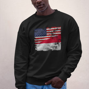 Singapore USA Flag Sweatshirt