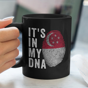 It's In My DNA - Singapore Flag Mug
