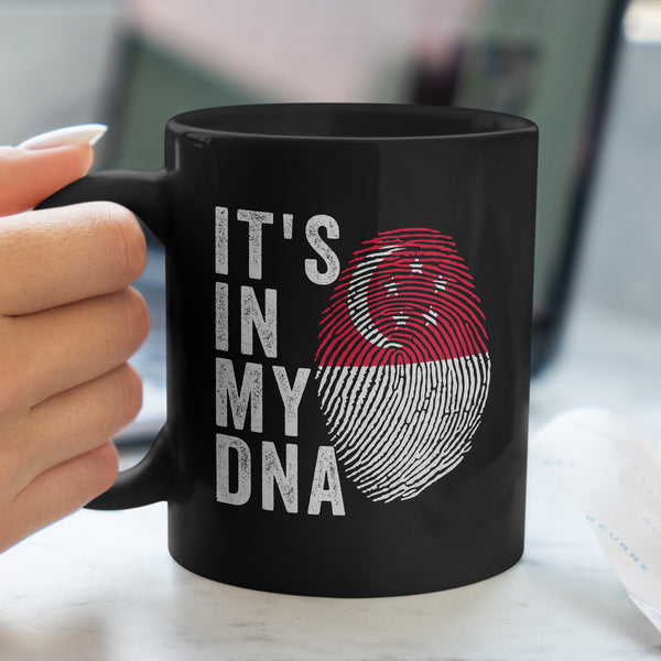 It's In My DNA - Singapore Flag Mug