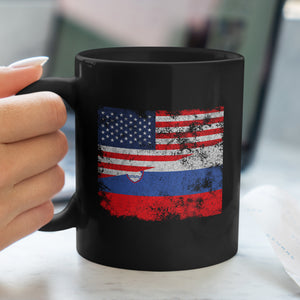Slovenia USA Flag Mug