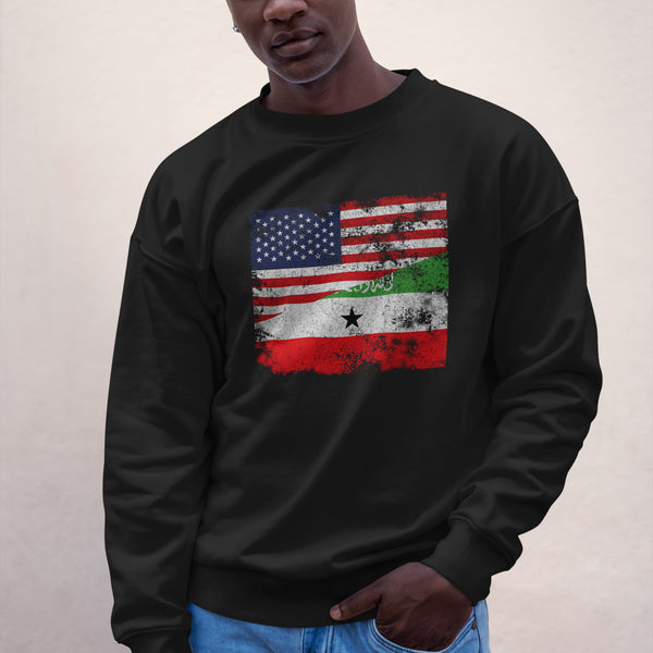 Somaliland USA Flag Sweatshirt