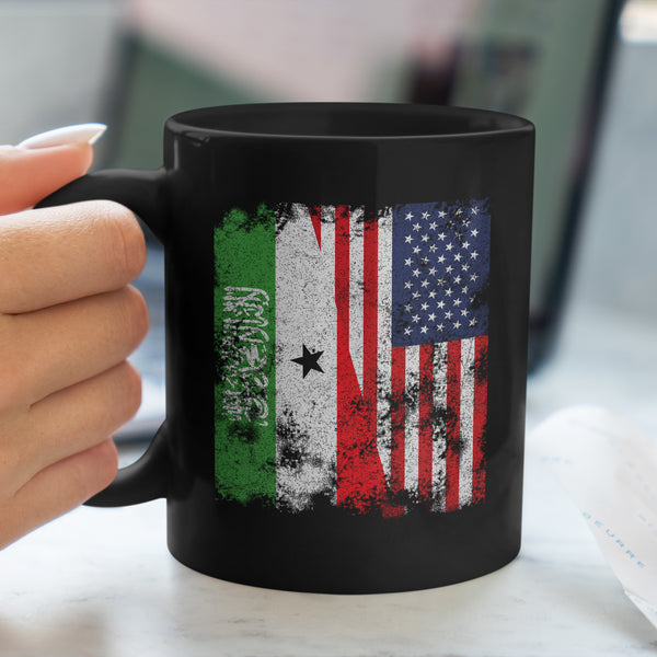 Somaliland USA Flag - Half American Mug
