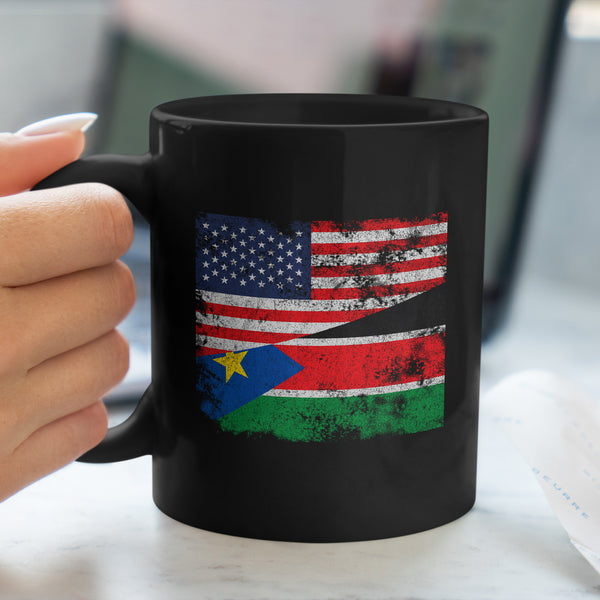 South Sudan 2011-2023 USA Flag Mug