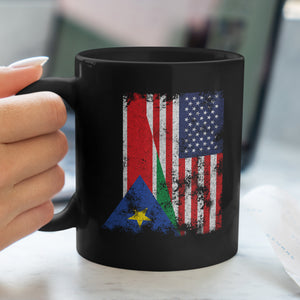 South Sudan 2011-2023 USA Flag Mug
