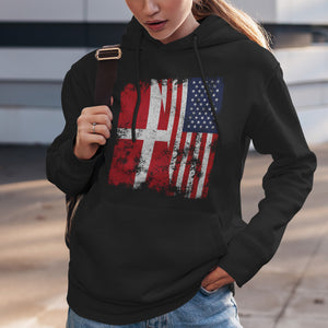 Sovereign Military Order Malta USA Flag Hoodie Black / S