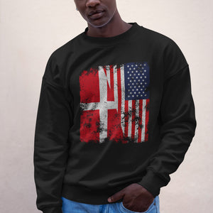 Sovereign Military Order Malta USA Flag Sweatshirt Black / S
