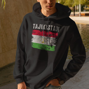 Tajikistan Flag Vintage Tajikistani Flag Hoodie