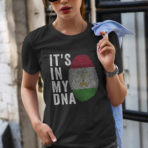 It's In My DNA - Tajikistan Flag T-Shirt
