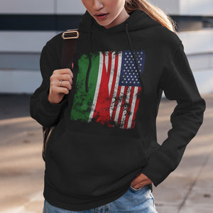 Tatarstan USA Flag - Half American Hoodie