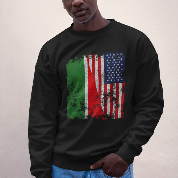 Tatarstan USA Flag - Half American Sweatshirt