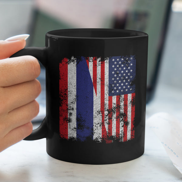 Thailand USA Flag - Half American Mug