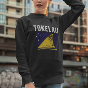 Tokelau Flag Distressed - Tokelauan Flag Sweatshirt