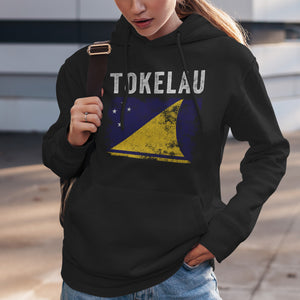 Tokelau Flag Distressed - Tokelauan Flag Hoodie