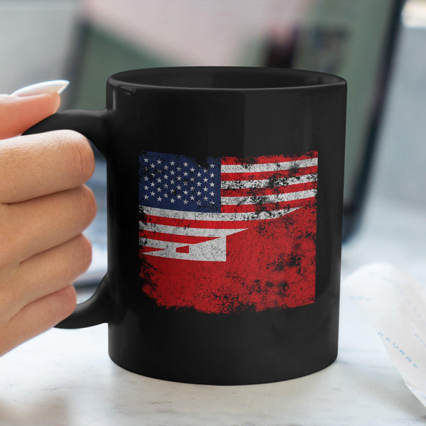 Tonga USA Flag Mug