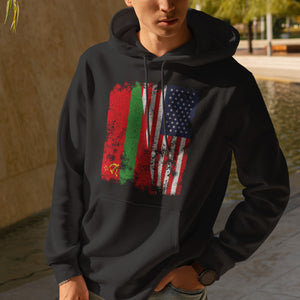 Transnistria USA Flag - Half American Hoodie