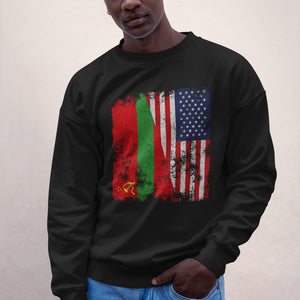 Transnistria USA Flag - Half American Sweatshirt