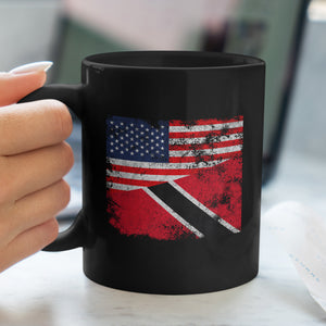 Trinidad and Tobago USA Flag Mug
