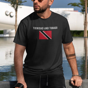Trinidad and Tobago Flag T-Shirt Black / S