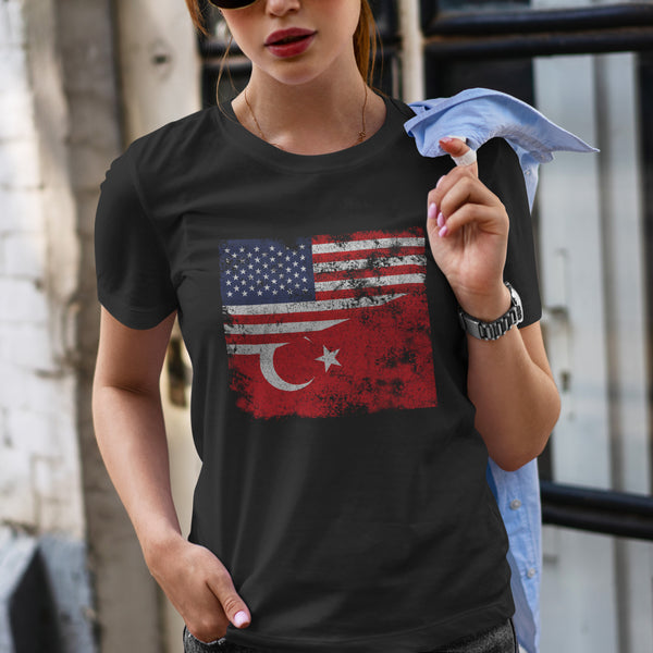Turkey USA Flag T-Shirt