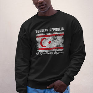 Turkish Republic of Northern Cyprus Flag Sweatshirt