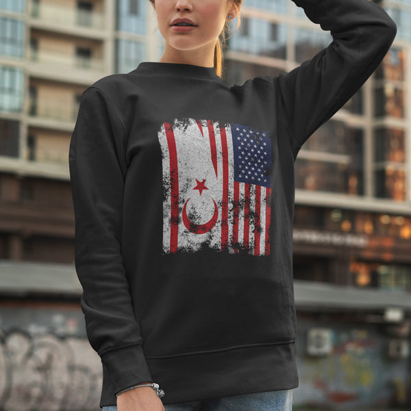 Turkish Republic Of Northern Cyprus USA Sweatshirt