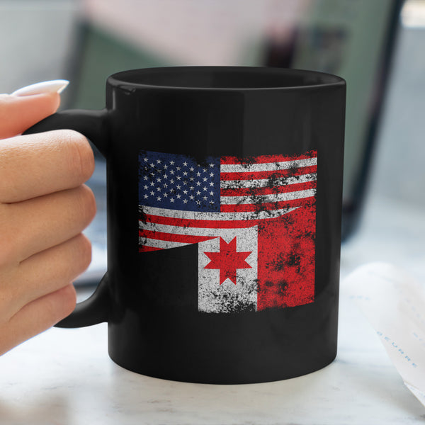 Udmurtia USA Flag Mug
