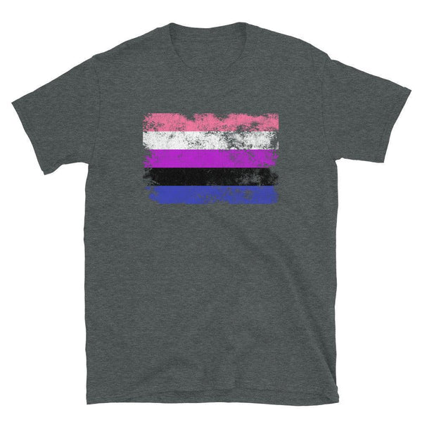 Genderfluid Flag - LGBT+ T-Shirt
