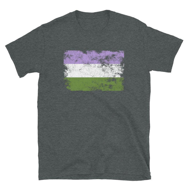 Genderqueer Flag - LGBT+ T-Shirt