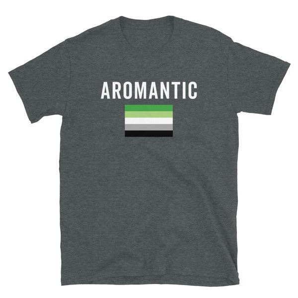 Aromantic Flag - LGBT+ T-Shirt