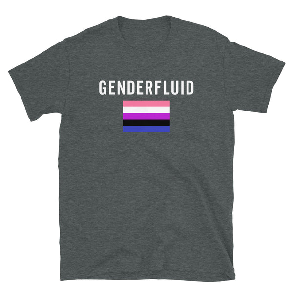 Genderfluid Flag - LGBT+ T-Shirt
