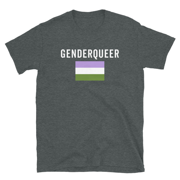 Genderqueer Flag - LGBT+ T-Shirt