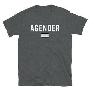 Agender Flag - LGBT+ T-Shirt