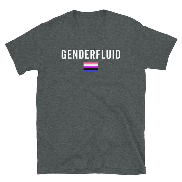 Genderfluid Flag - LGBT+ T-Shirt