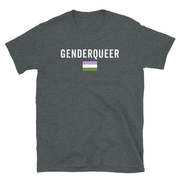 Genderqueer Flag - LGBT+ T-Shirt