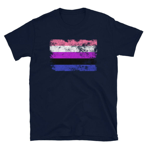 Genderfluid Flag - LGBT+ T-Shirt