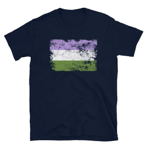 Genderqueer Flag - LGBT+ T-Shirt
