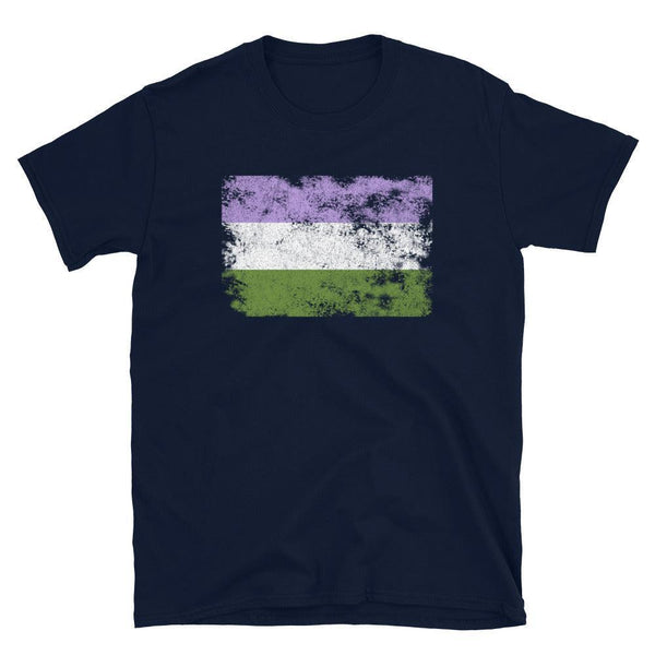 Genderqueer Flag - LGBT+ T-Shirt
