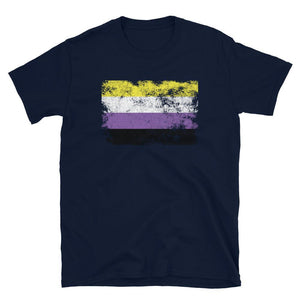 Nonbinary Flag - LGBT+ T-Shirt
